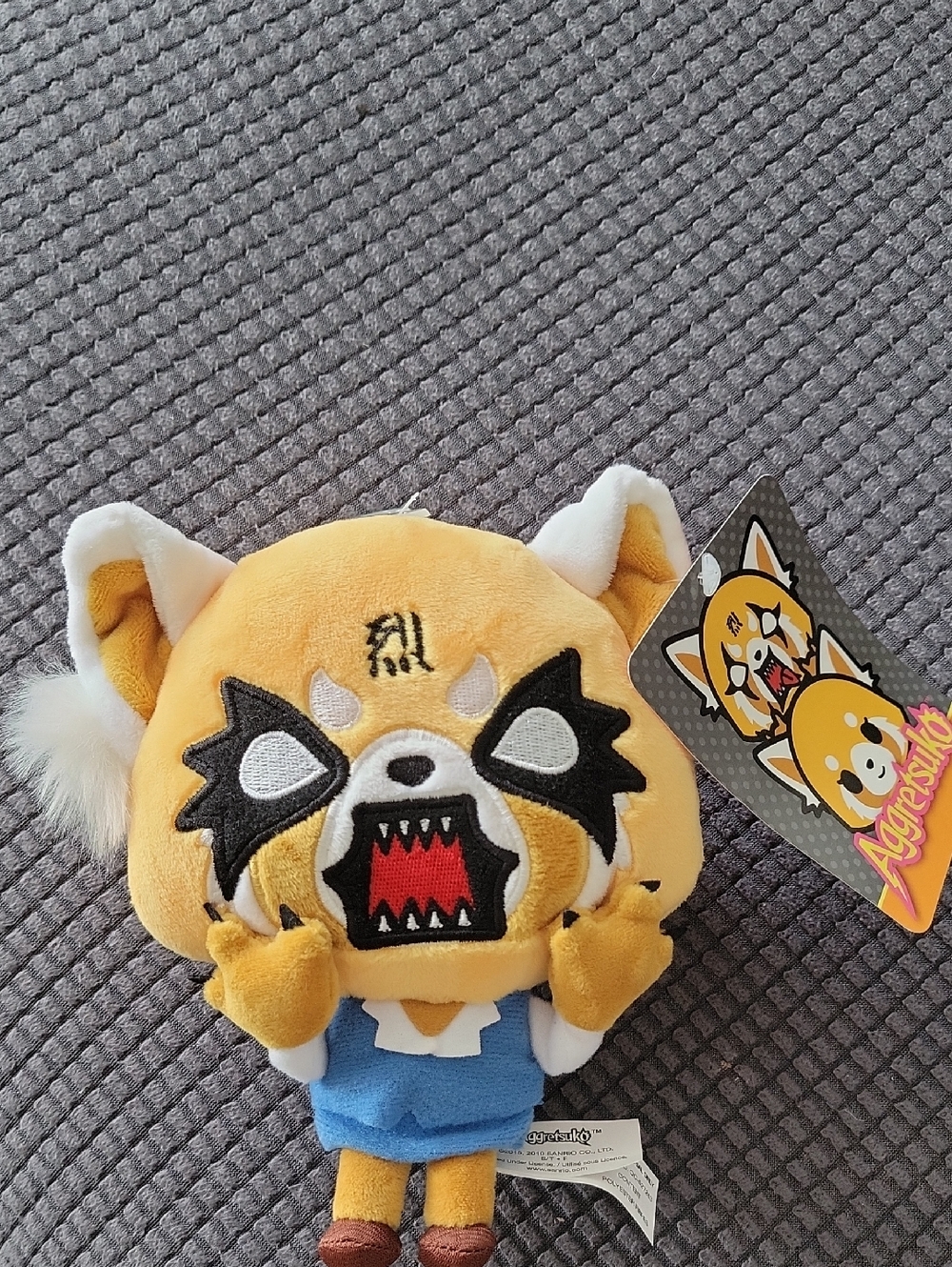 Sanrio Aggretsuko Plush - Yellow, Brown, Blue NWT